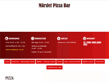 Tablet Screenshot of maarslet-pizza.dk